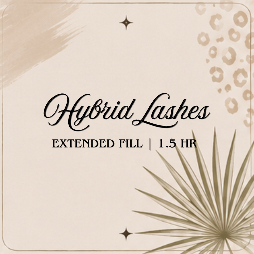 HYBRID LASH EXTENDED FILL at Desert Bloom Esthetics in Tulsa, OK