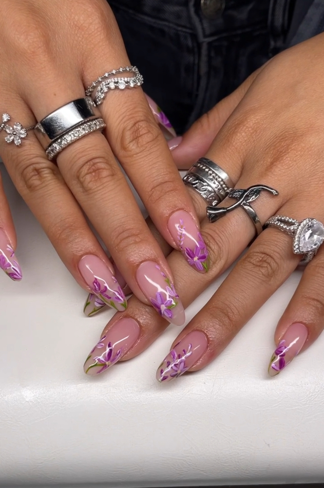 Long Structured Gel Manicure