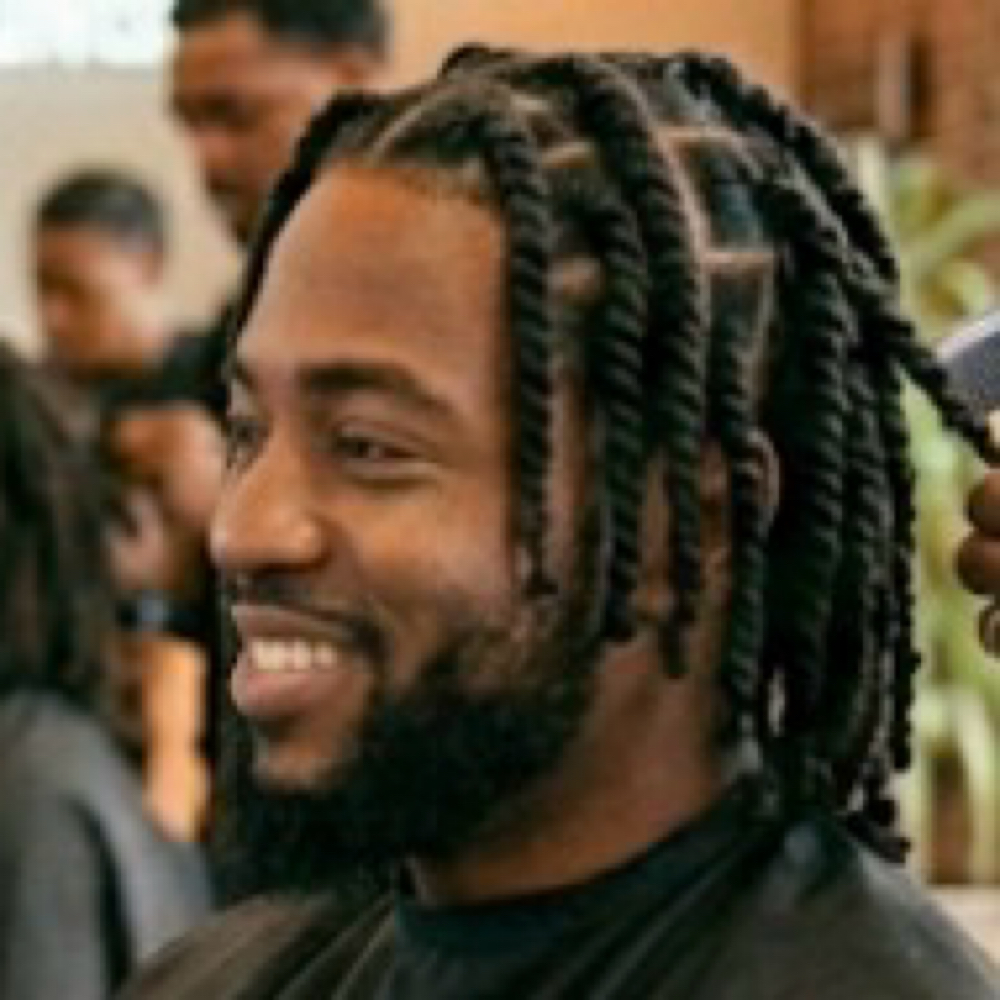 Men's Locs + Two-Strand Twist at Luna Mae Hair Studio in Glenolden, PA