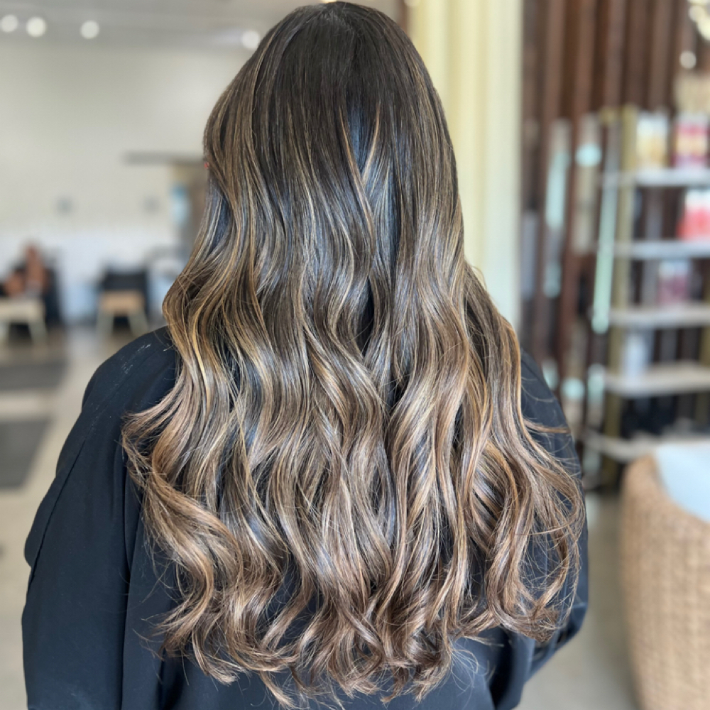 Balayage retouch at Natalie Munoz in El Paso, TX