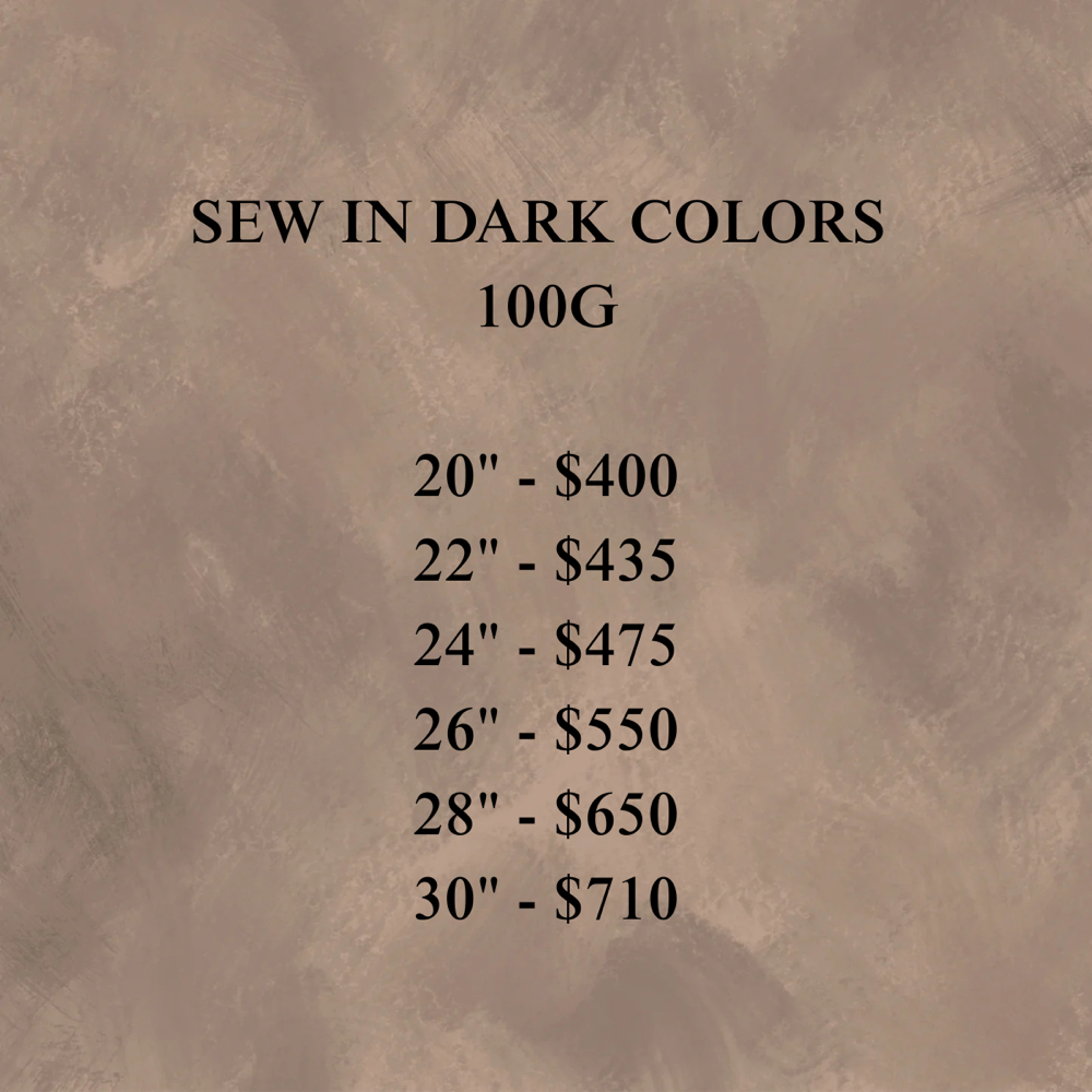 Dark Hair Extensions 100g at INCHES WITH SAM in Victorville, CA
