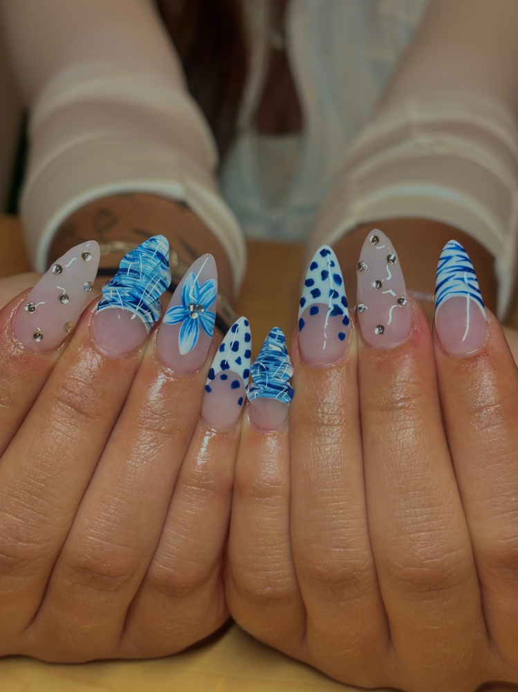 Dip with full design at Ciao Bella Salon in Grandville, MI