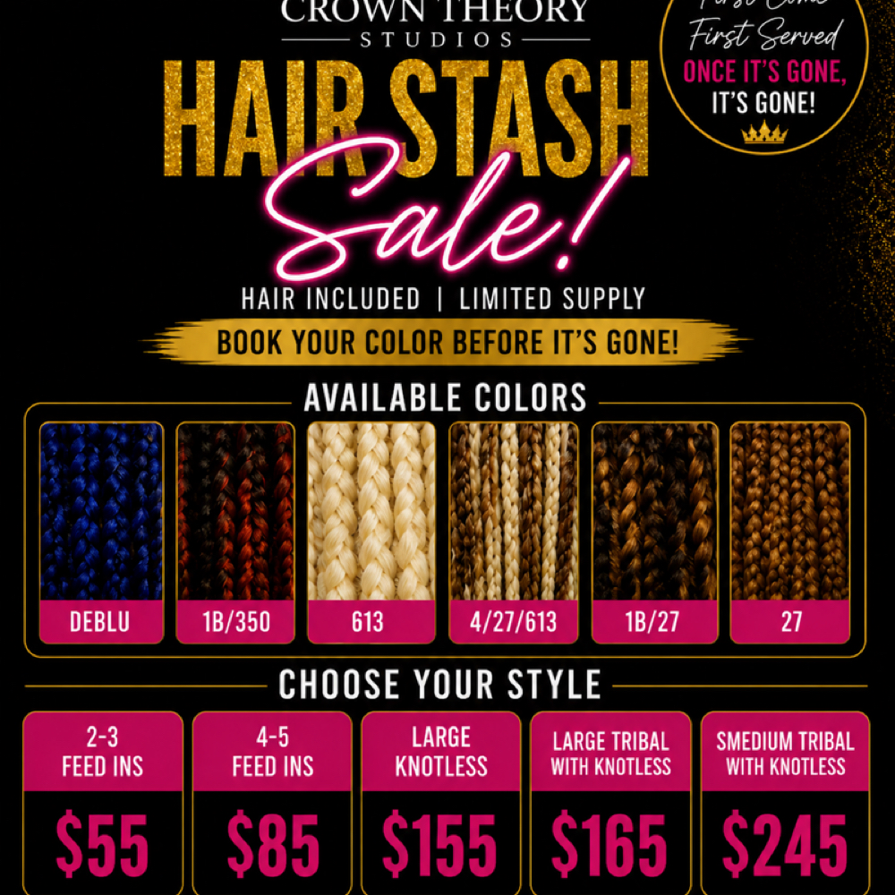 Hair Stash Special at Crown Theory Studios in Holiday, FL