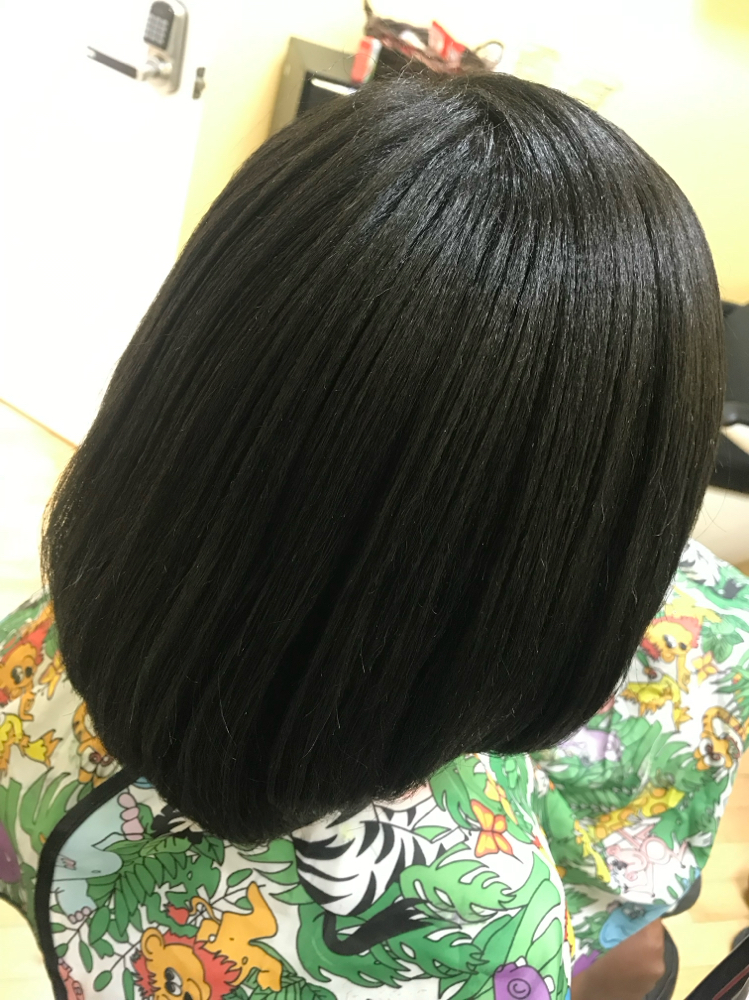 Silk Press,hydration Treatment/trim