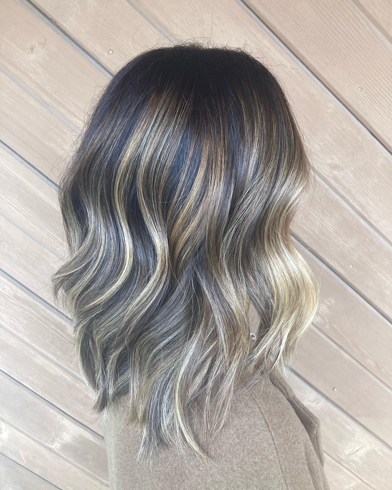 Balayage highlights at Mane Roots in Walkerton, IN