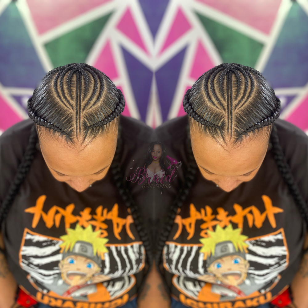 2 Stitch Braids at Brenn’s Beauty Bar in Temple Hills, MD