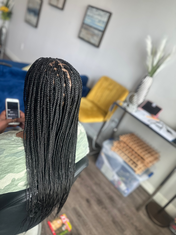 Small Traditional Box Braids