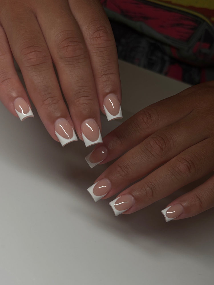 All Frenchie Nail Design at Kitty Klaw’d By Justina in Wilbraham, MA