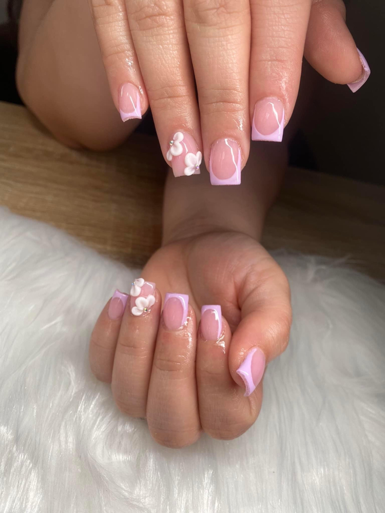 All Frenchie Nail Design