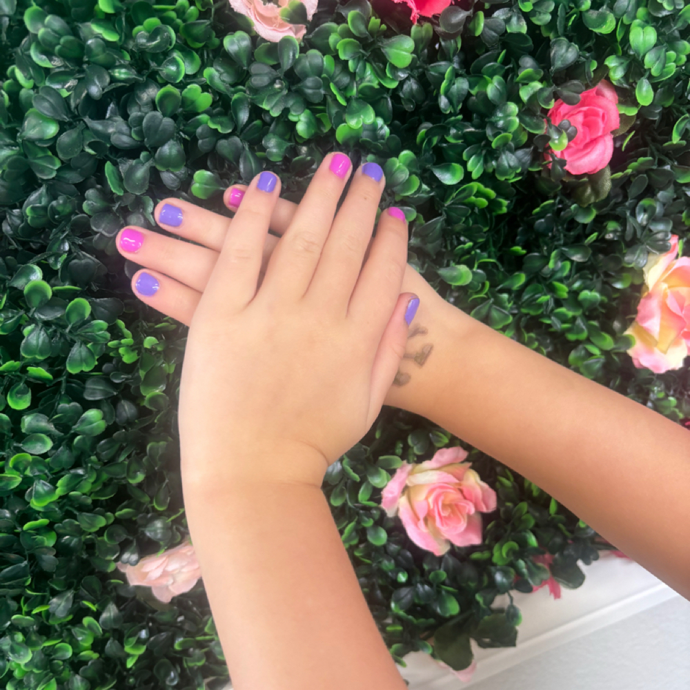 Kids Mani at Nails By Morgan in Cottage Grove, OR
