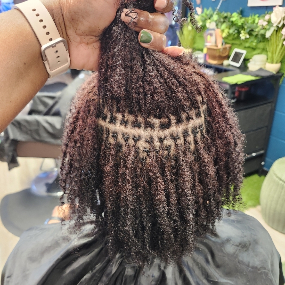 Microlocs Retie at Ruutz By Kreol in Killeen, TX