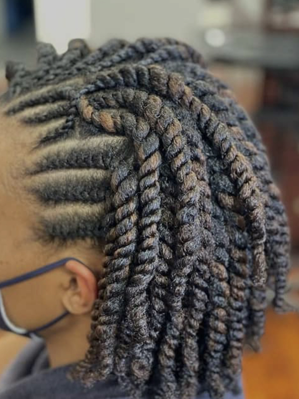 Twist/ Braid In On Natural Hair