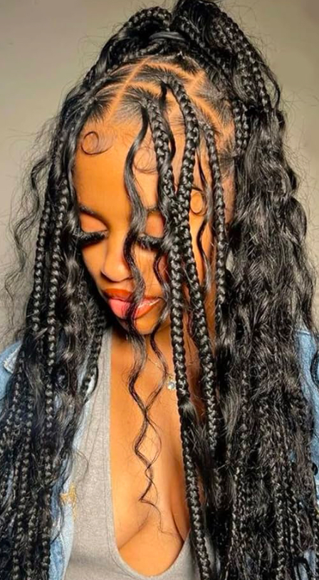 Medium Boho Braids at Faithful Beauti LLC in Orlando, FL