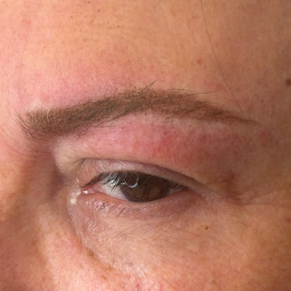 Model Ombre Brows at Permanently Beautiful in Marble Falls, TX