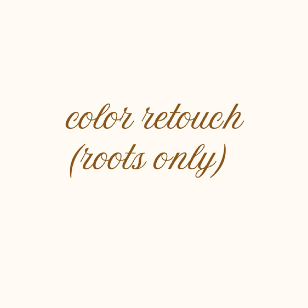 color retouch (roots only) at Haley Gabriel Hair in Round Rock, TX