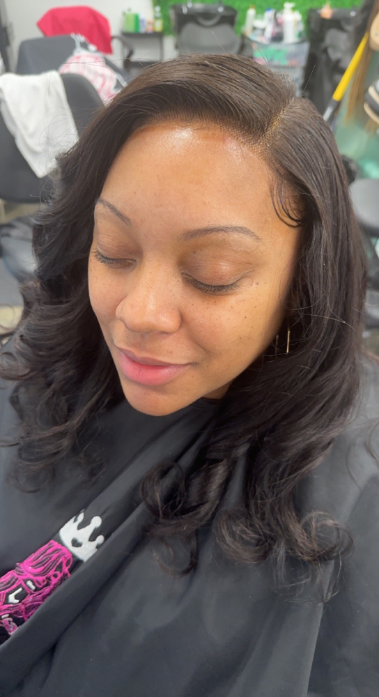 Partial sew In Double Tracking