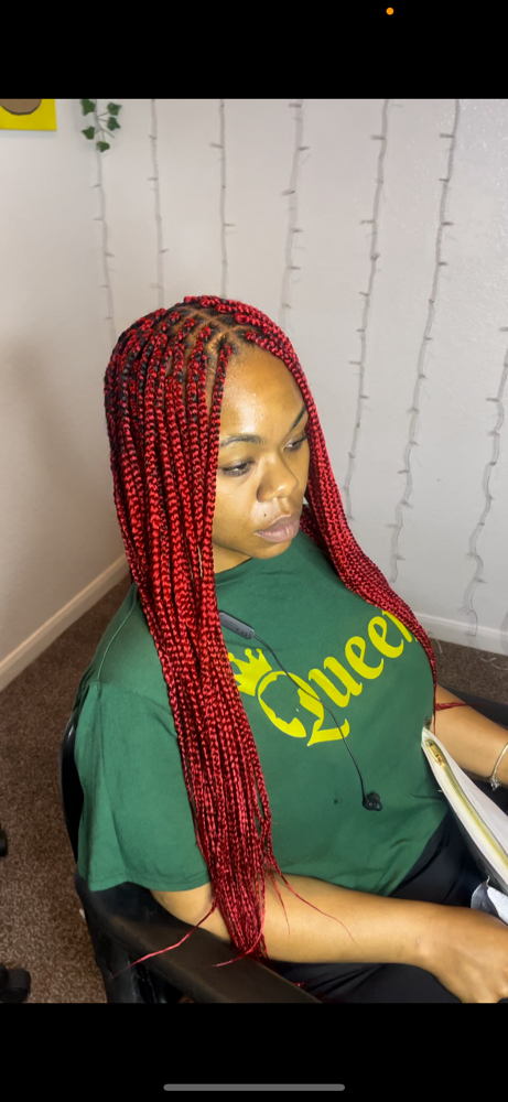 Traditonal Box Braids Med.