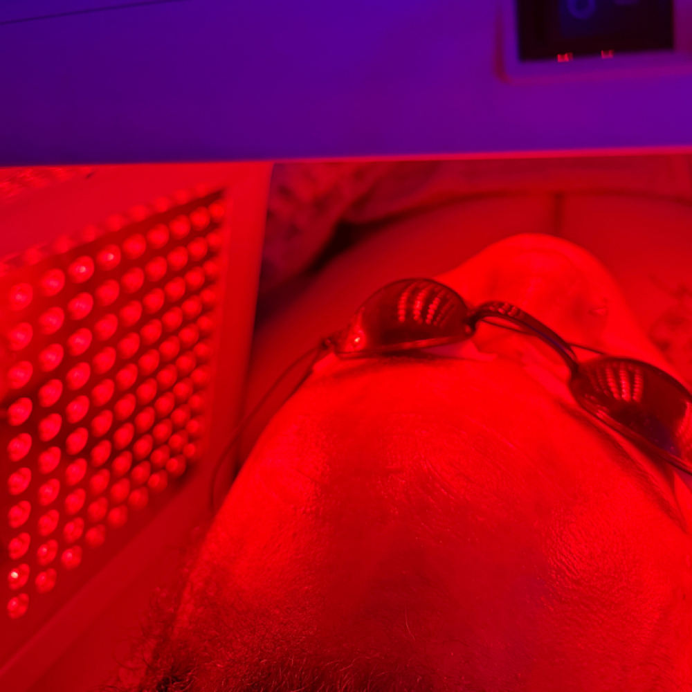 LED Light Therapy Mask at Cerva Beauty in Gurnee, IL