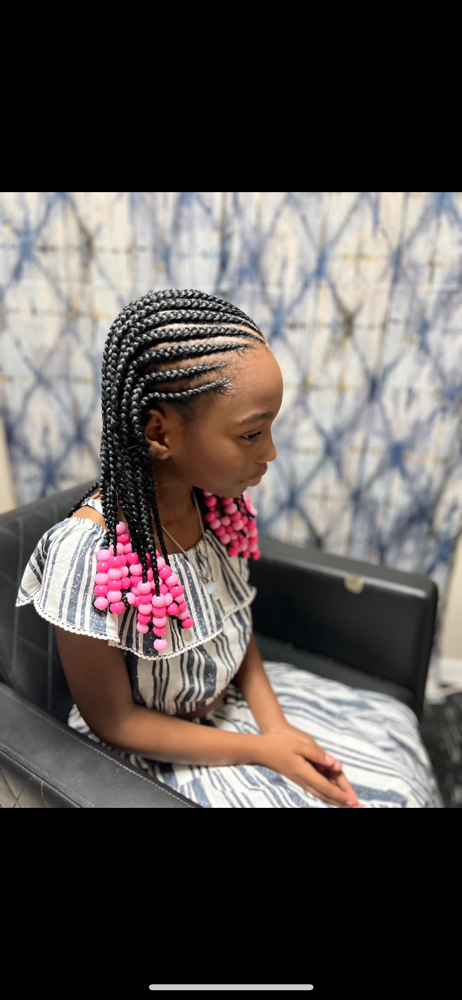 Kids Layer Braids And Beads