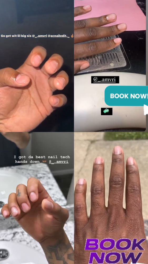 Gel Manicure (Clear)
