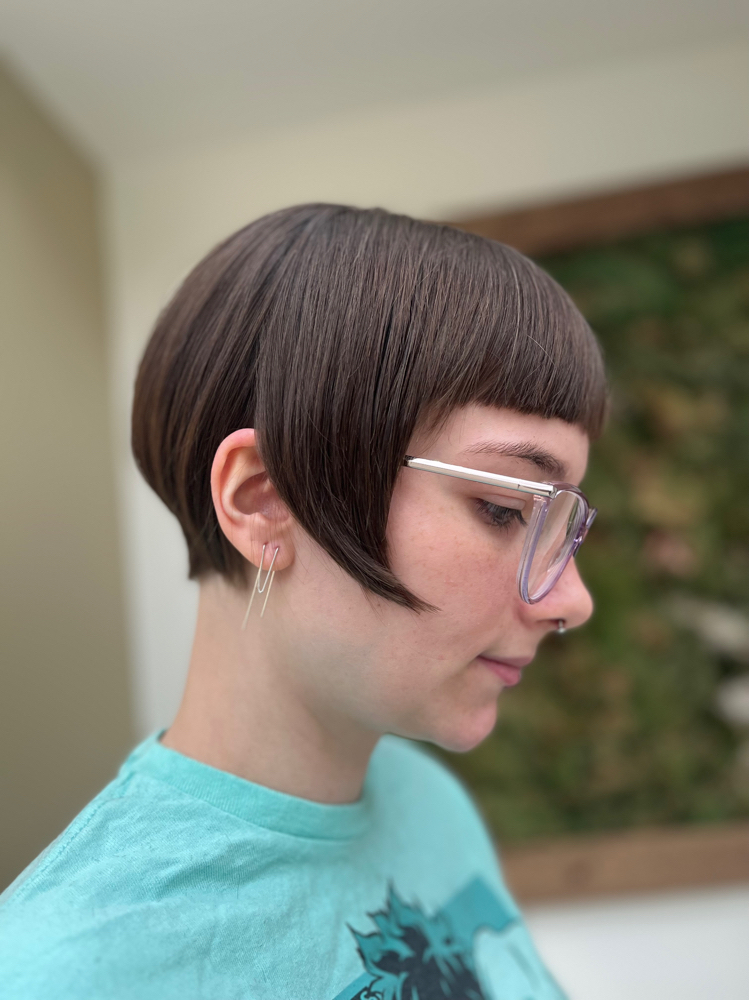 Tapered Scissor Cut/short Haircut