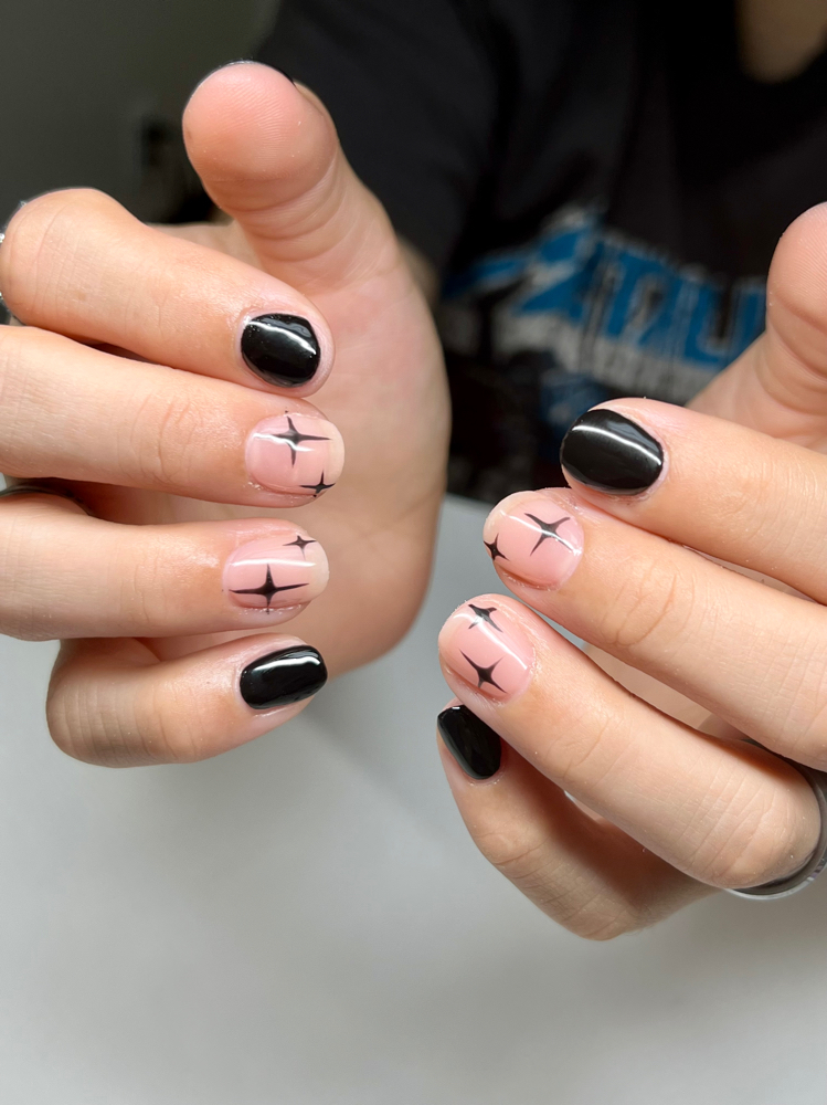 Builder gel solid color/accent nail at The Nail Muse in San Diego, CA