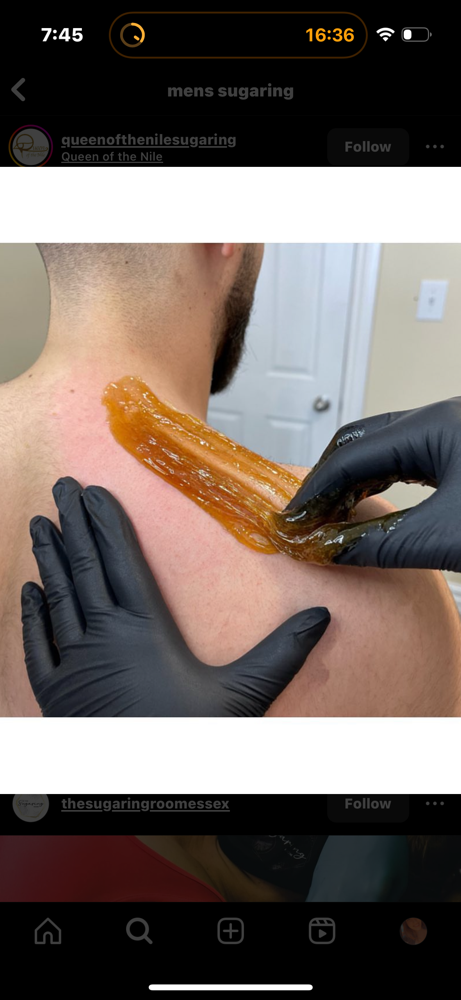 Half Arm Sugaring