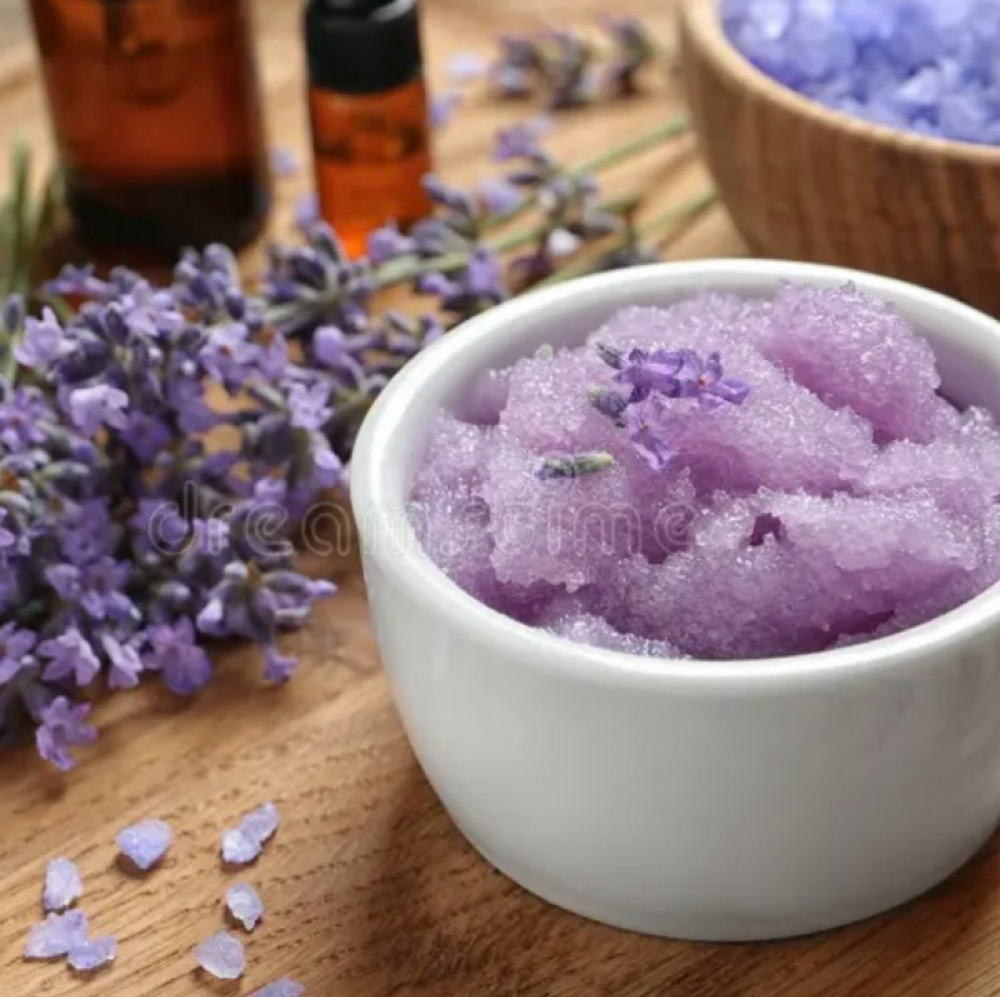 Lavender Body Scrub at Back In Balance Massage Therapy in Calera, AL