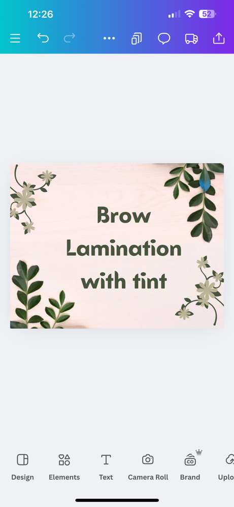 Brow Lamination & Tint