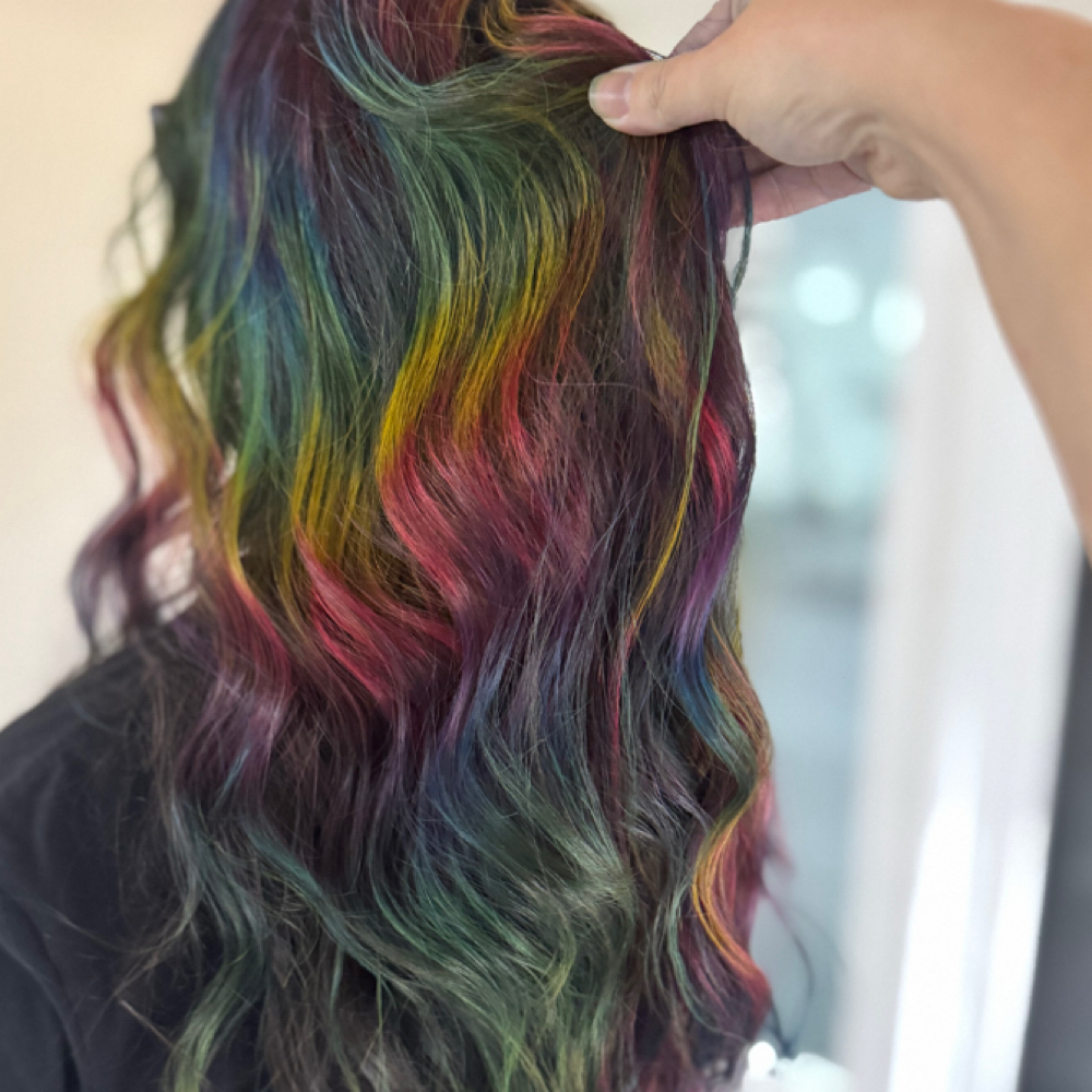 Custom Vivid Color at Hair By: Cassie Smith in Hemphill, TX