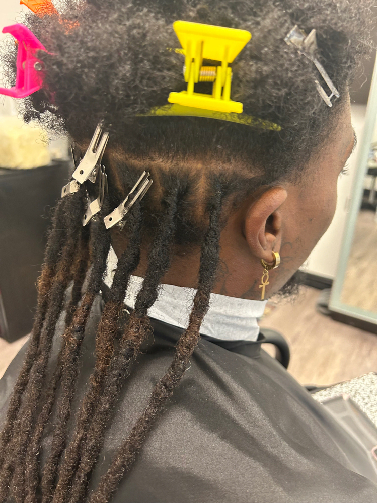 Full Head Loc Reatachments at House of Healthy Hair in Merrillville, IN