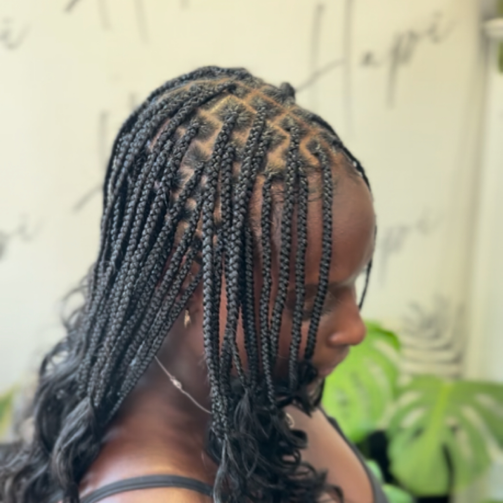 Small Box Braids at Cassi Chambers With HAPI in Eugene, OR