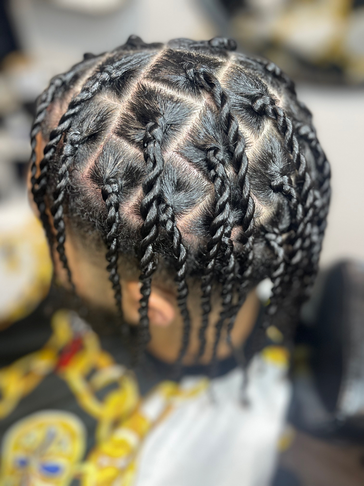 Two Strand Twist at Braids By Aurora in Houston, TX