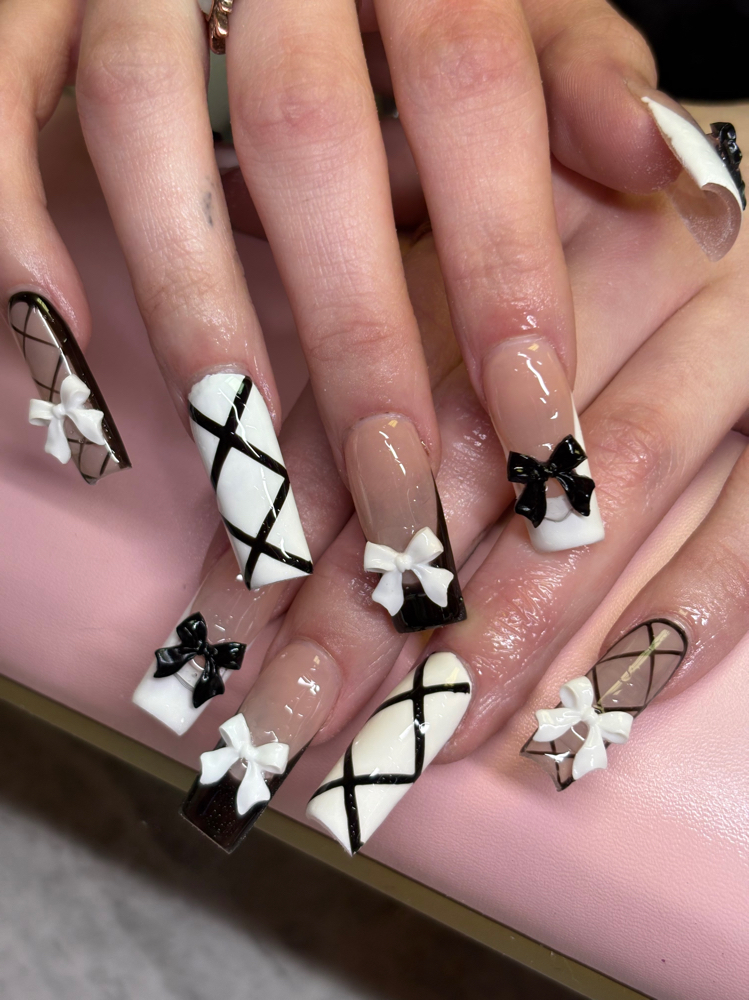 acrylic full set full design