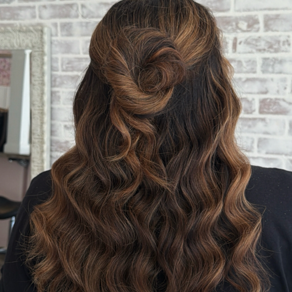 Formal Style, Half Up at AlexisKArtistry in Marrero, LA