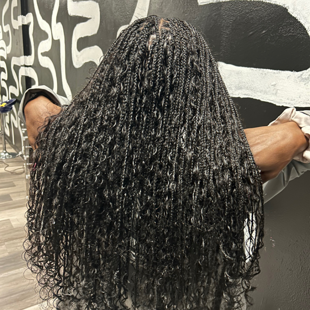 BOHO Braids Waist Length at Miracle Hands Beauty LLC in Long Beach, CA