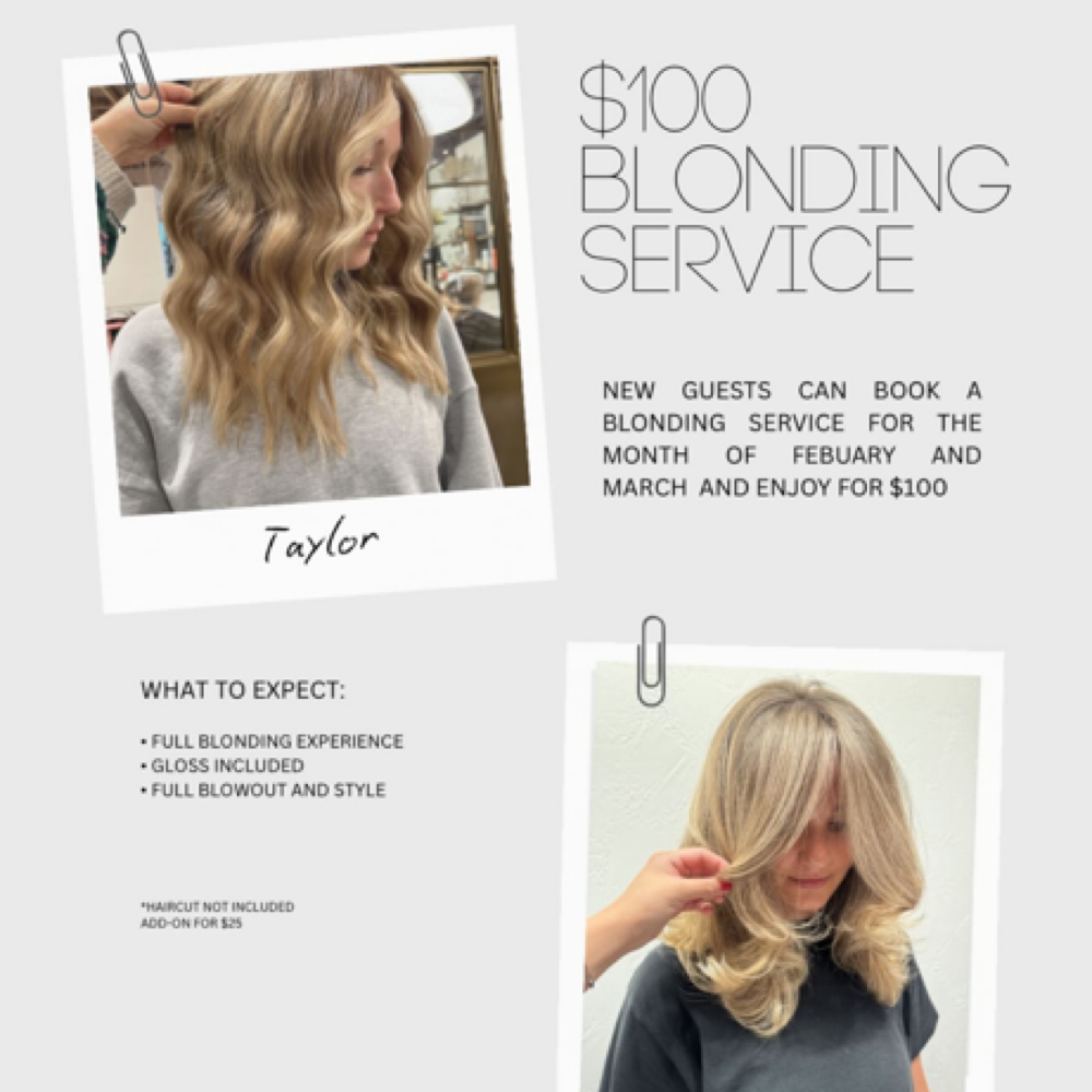 $100 BLONDING PROMO (NEW GUESTS) at DoneupbyLilliana in Carmel, IN