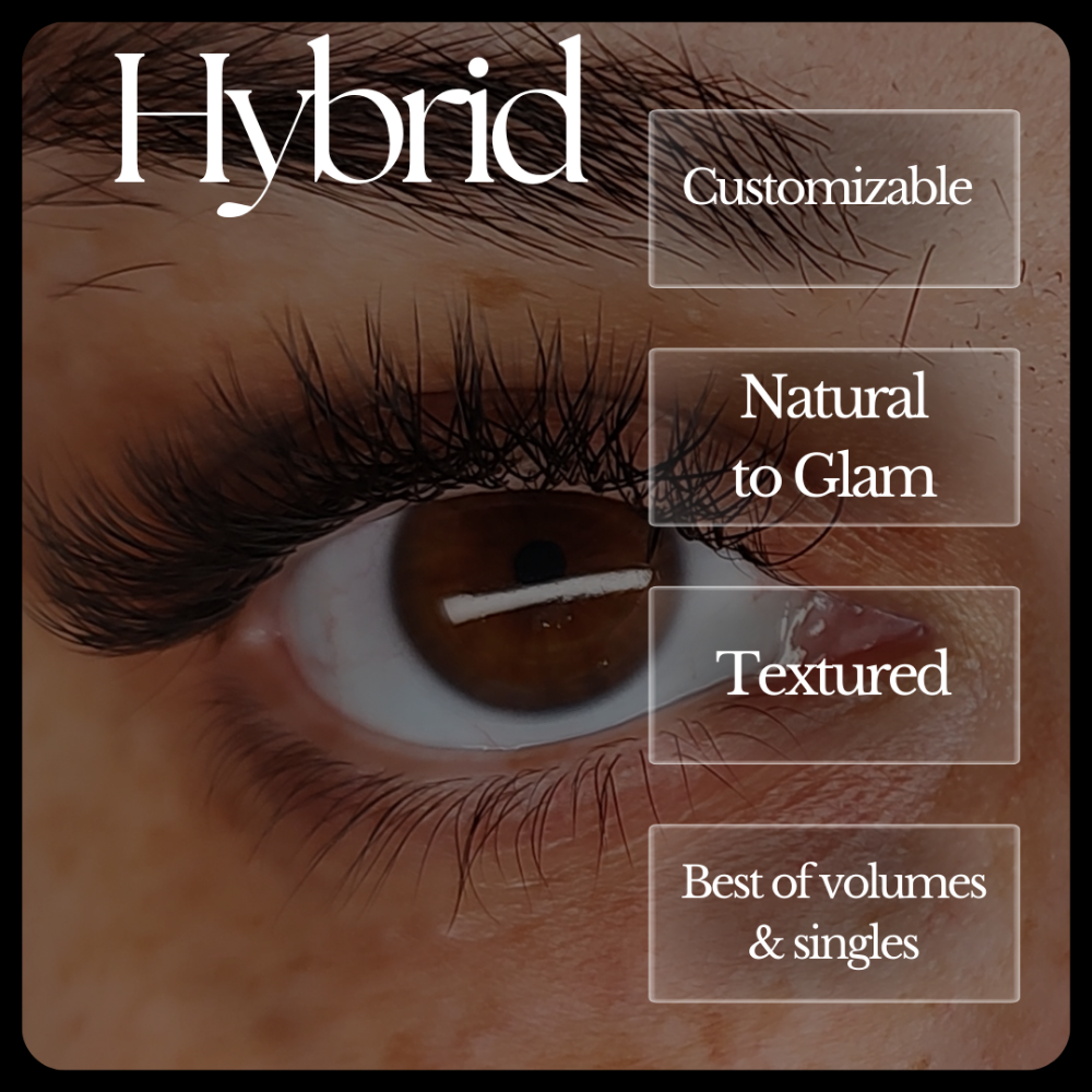 Full Set Of Hybrid Lashes