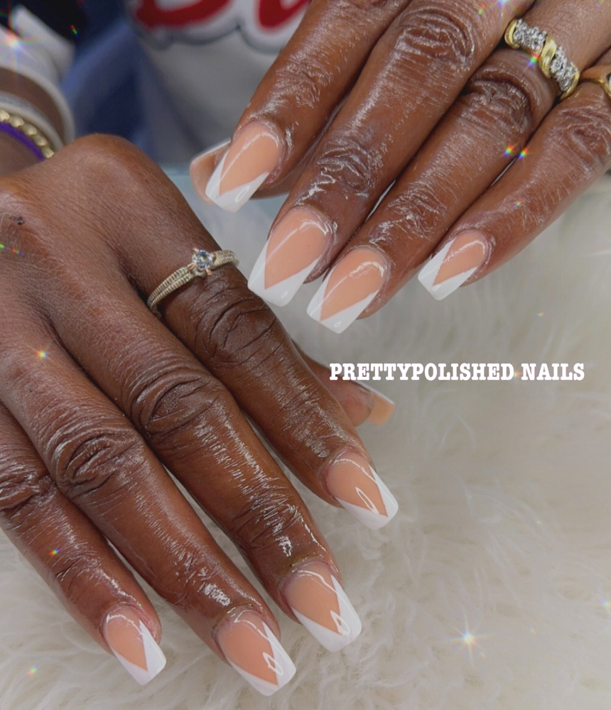 French Gel Polish Mani/Natural Nail