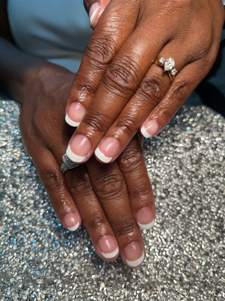 French Gel Polish Mani/Natural Nail