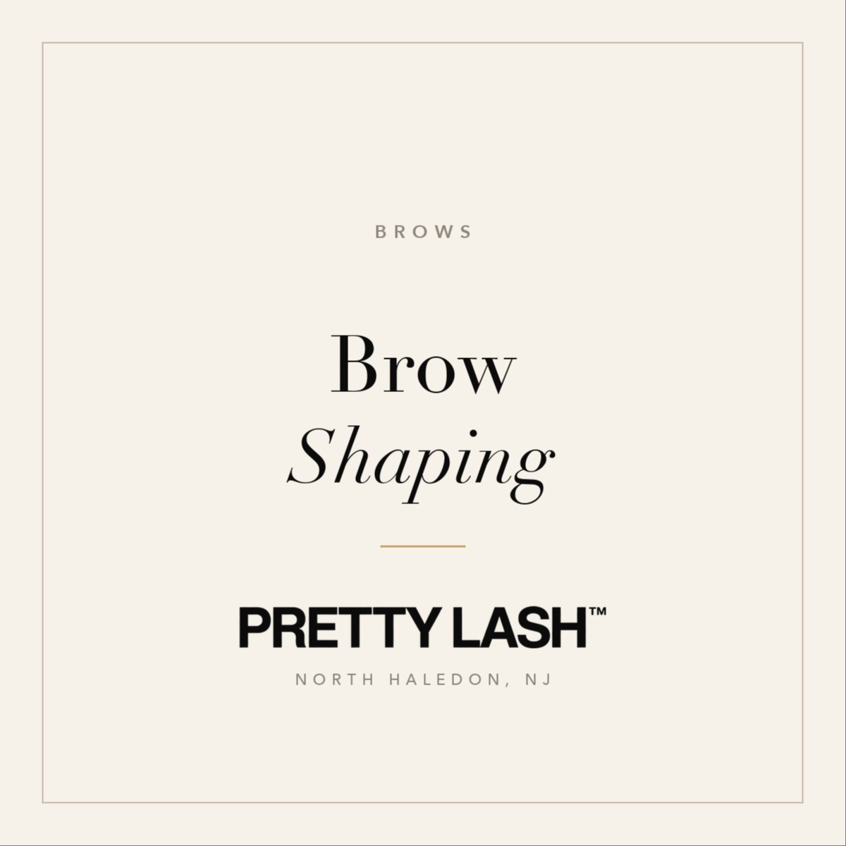 Brow Shaping at PRETTY LASH STUDIOS in North Haledon, NJ