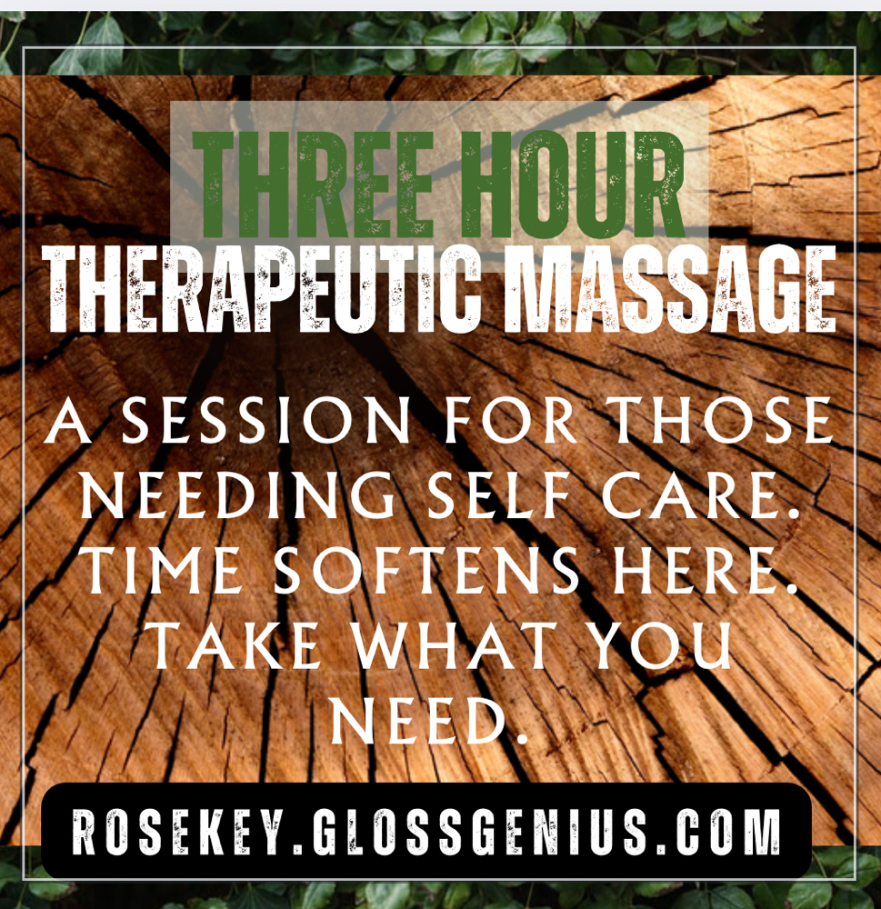 Three hour Therapeutic Massage