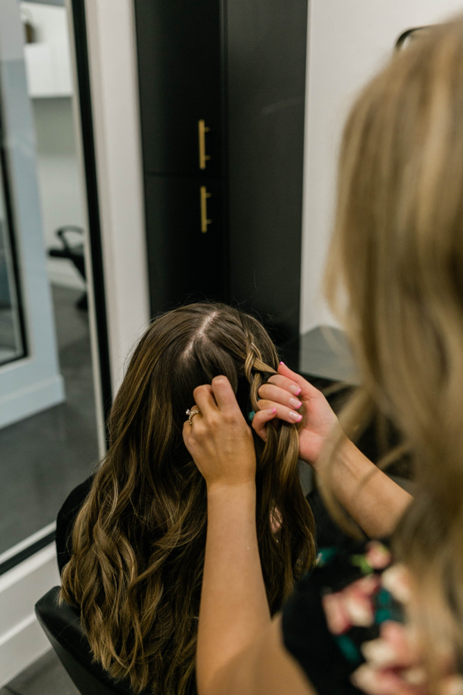 Blowdry With Braid