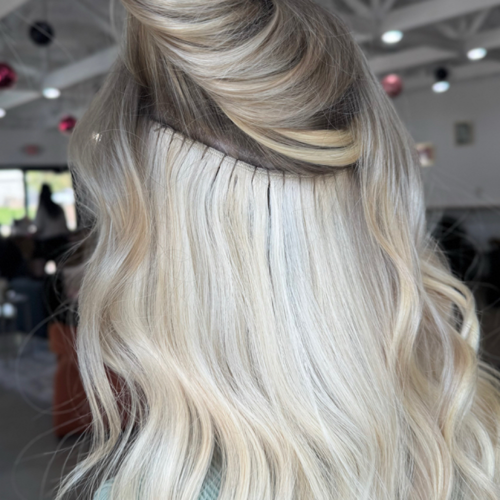 Weft Extension Install at Carlyjazlynhair in Tyler, TX