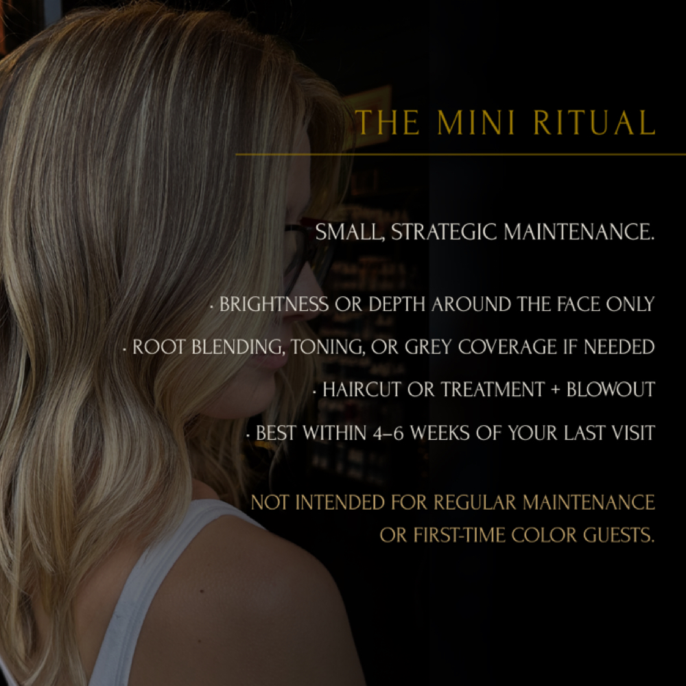 The Mini Ritual at The Mill Hair Studio in Huntington, NY