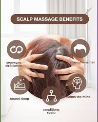 Coconut oil scalp massage