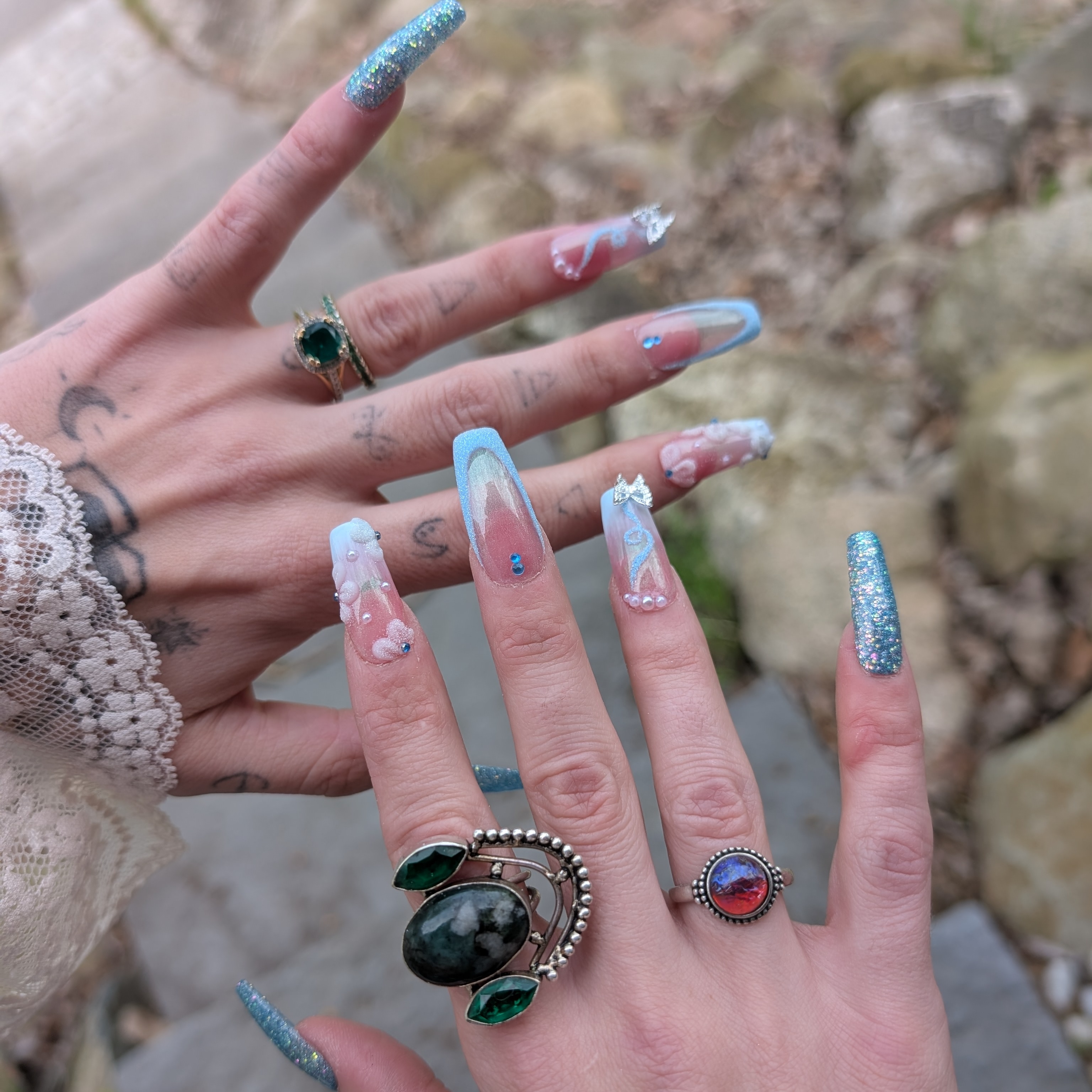 Custom "Press Ons" at ET Nail Art in Brighton, MI