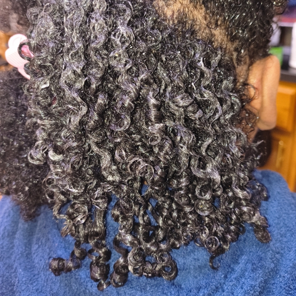 Natural Curl Definition at Elegant Disclosure Hair Studio in Blaine, MN