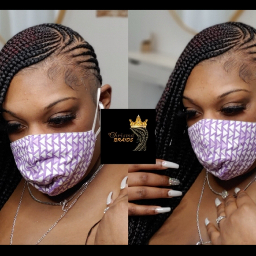 LMedium(Midback) at Chrisma Braids in Irvington, NJ