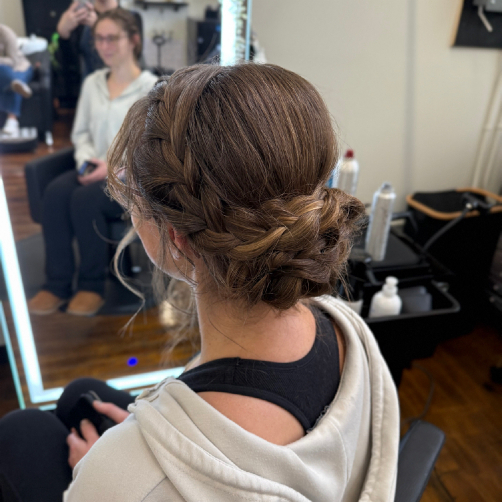 Formal Updo at The Revival Studio in New Bedford, MA